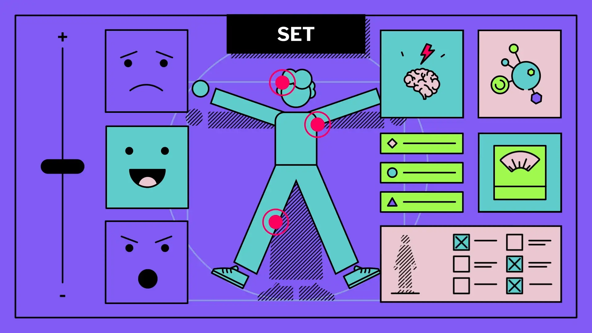 Erklärvideo Checkit Suchthilfe Wien von Polarfux - Szene Set