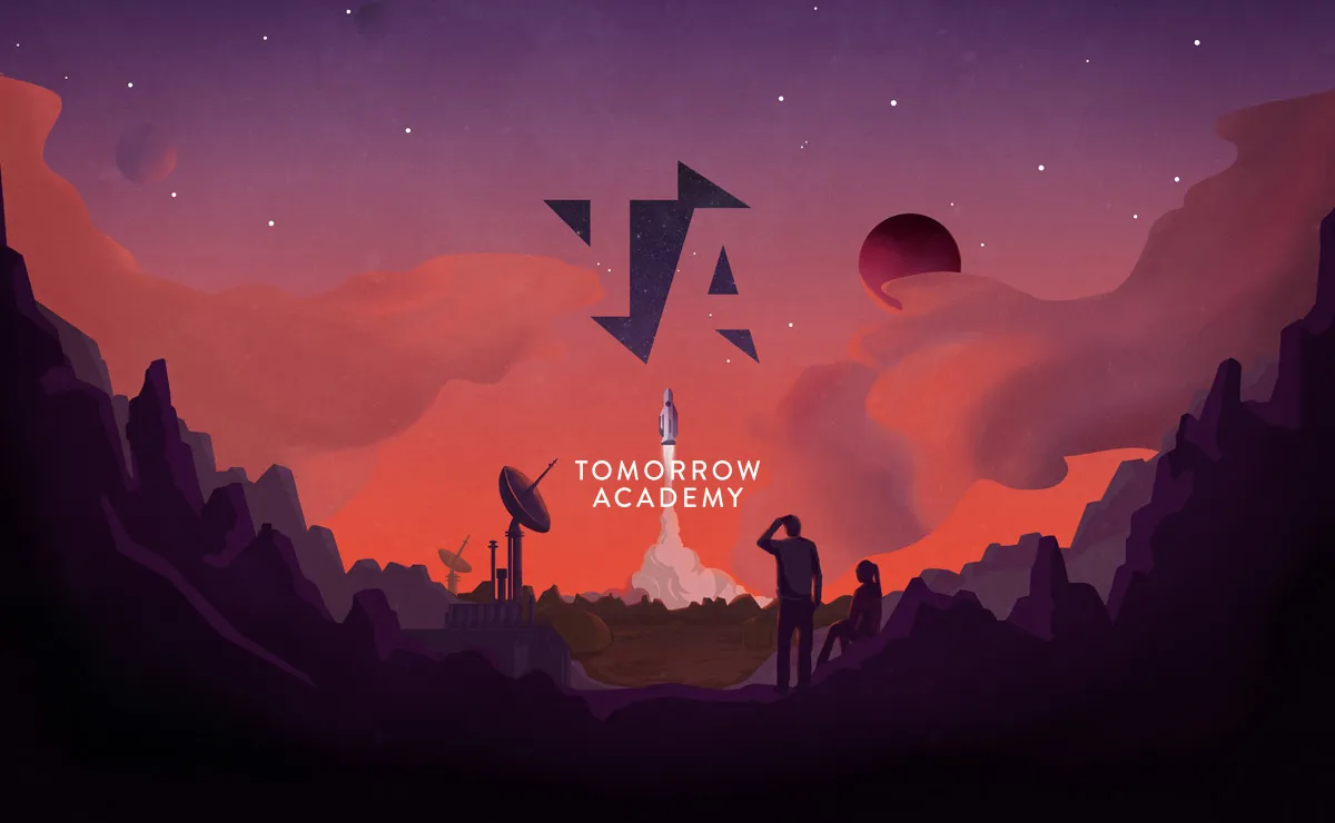 Tomorrow Academy Illustration von Polarfux - Titelbild Planet